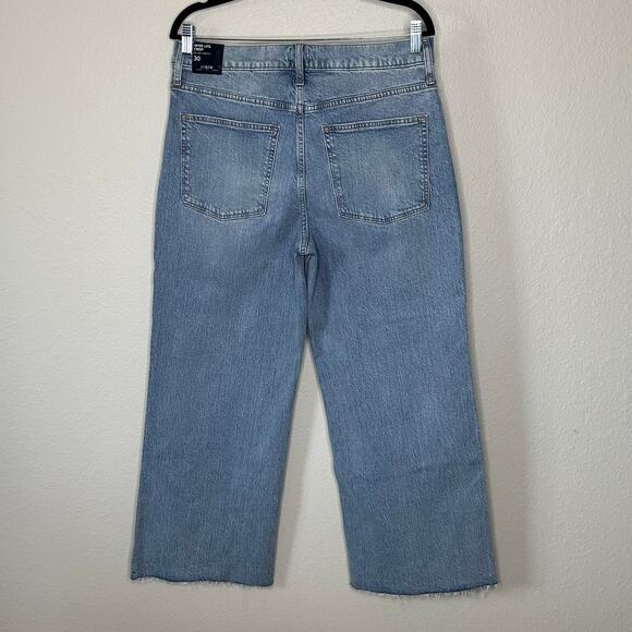 J.Crew Women’s Wide Leg Cropped Jean All Day Stretch Size 30 BX560 New - Picture 7 of 12